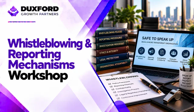 Whistleblowing & Reporting Mechanisms Workshop