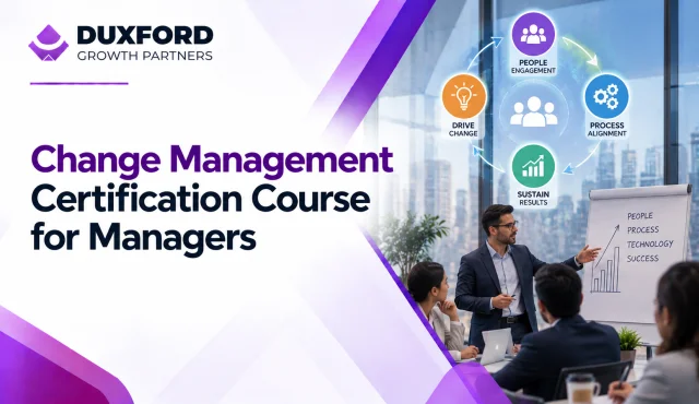 Change Management Certification Course for Managers