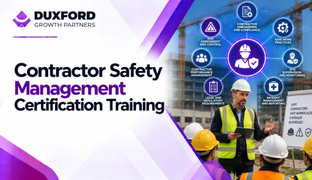 Contractor Safety Management Certification Training
