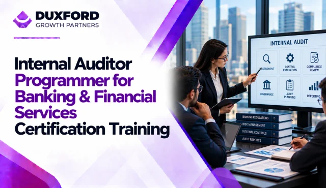 Internal Auditor Programmer for Banking & Financial Services Certification Training