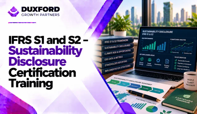IFRS S1 and S2 - Sustainability Disclosure Certification Training